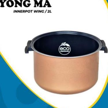TERBARU - YONG MA GOLD IRON INNERPOT WING/PANCI TEFLON 2LITER