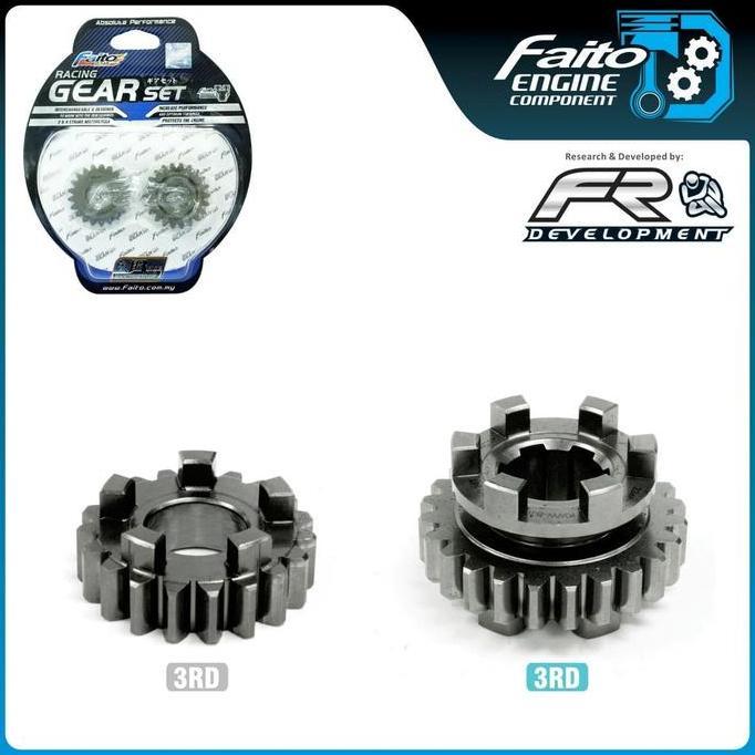 promo Faito Gigi Ratio Rasio Satuan Jupiter Z / Vega R / Crypton Gigi 3 20T 28T Racing Gear Set terl