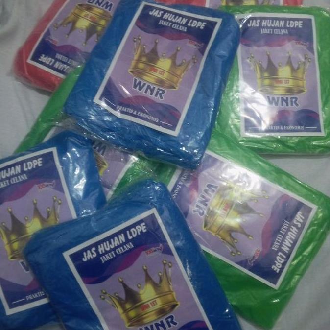 New- 12Pcs Jas Plastik Stelan Atas+Bawah Jas Ujan Urgent Harga Perlusin Bisa Jual Lagi