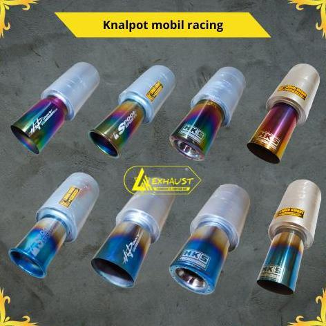 Knalpot mobil racing HKS Bass adem,Gahar,Bulat