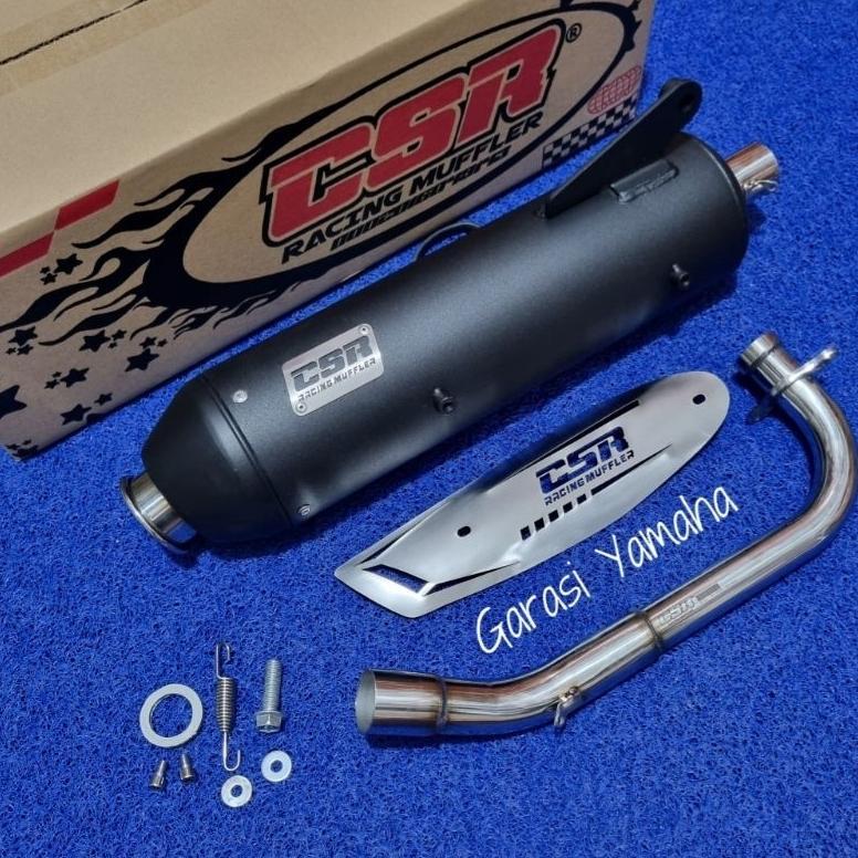 Knalpot mio Sporty Smile CSR Original Knalpot CSR Mio standar racing Muffler CSR Mio knalpot racing