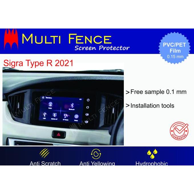 Screen Guard Head Unit New Daihatsu Sigra Facelift R 2021 READY