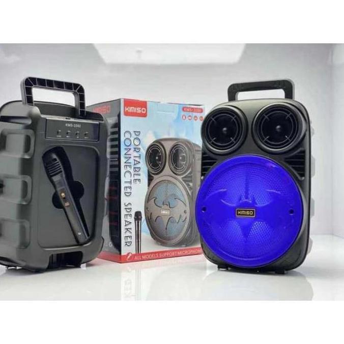 Speaker 3391 Bluetooth Portable 6'5 Inch Kimiso- Kms-3391 Kualitas Terbaik Harga Termurah