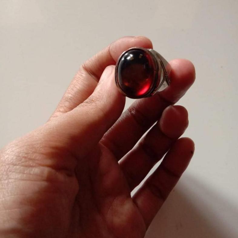 Cute- Cincin Batu Akik Getah Katilayu Asli Original