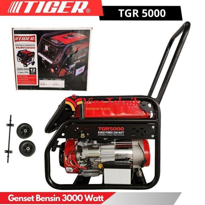 Spesial Tiger Tgr5000 Genarator Set Genset 4Tak Genset Bensin 3000 Watt