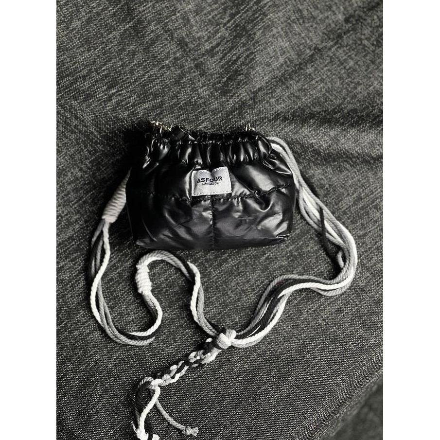 New- Asfour - Wonton Dumpling Bag Slig Shoulder Bag Gratis 2 Tali Phone Hologram Slingbag Selempang 