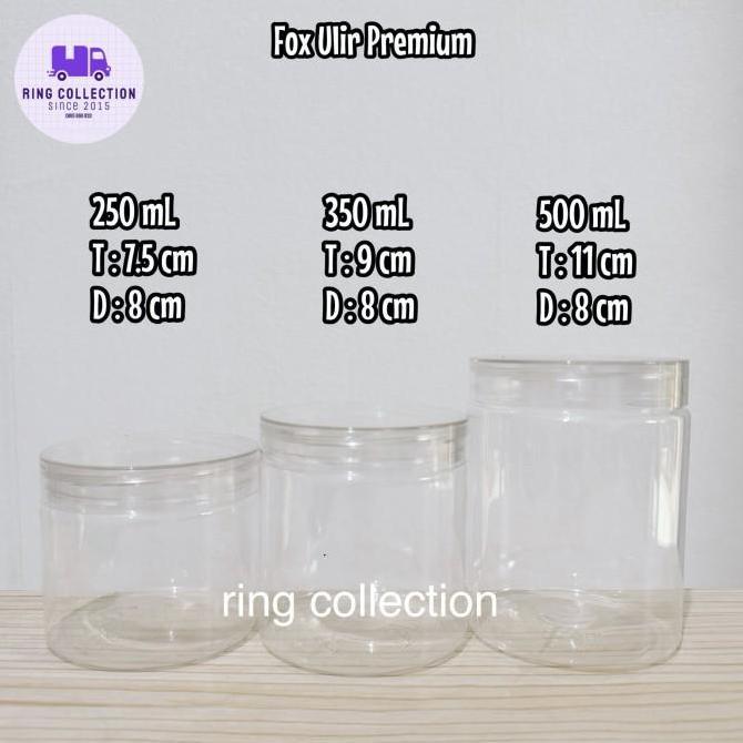 Good- Toples JAR FOX ULIR 250-350 ml jar kue kering toples kue kering prom