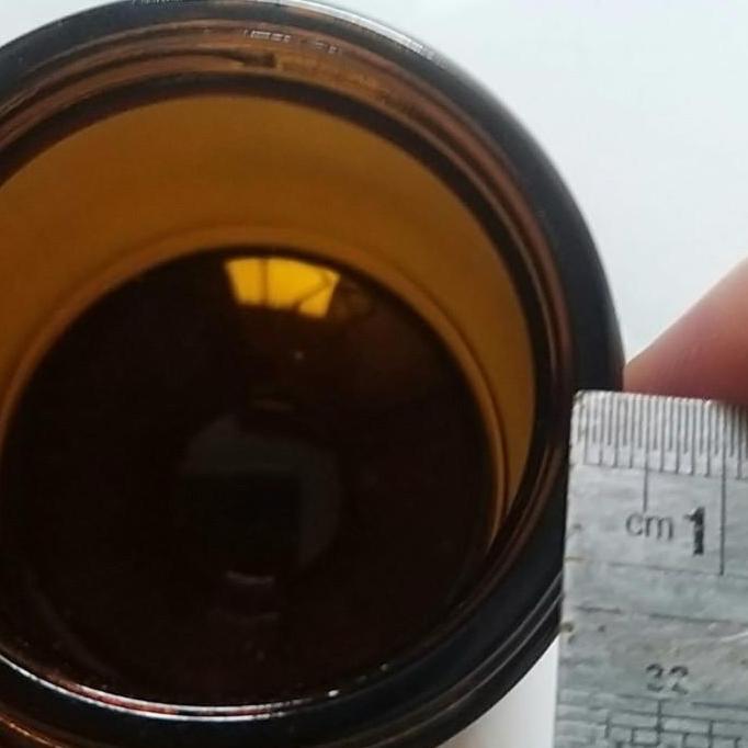 Good- Gelas Jar Amber toples botol 100 ml bahan kaca tutup alumunium food gr