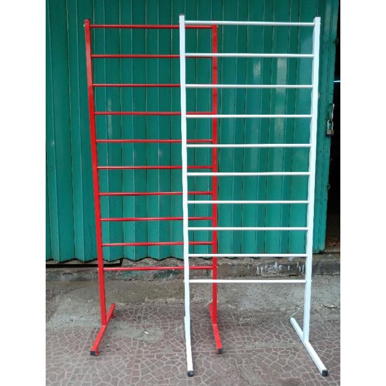 (FULL BESI) Rak Display kerudung/pashmina/jilbab/Hijab/Rak gantung/Rak display kertas kado/Rak Displ