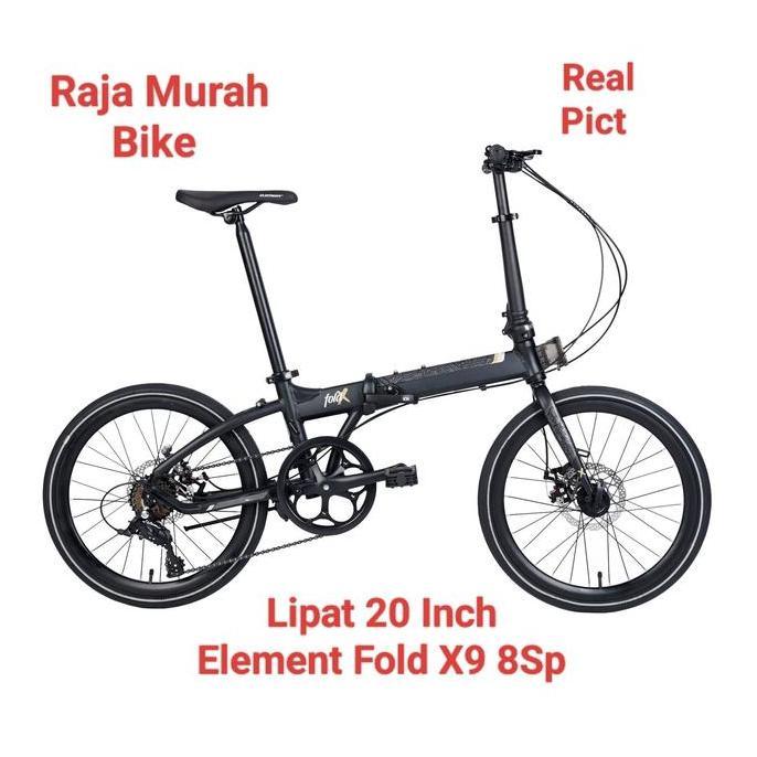 Sepeda Lipat Element Fold X9 20 Inch Sepeda Lipat 20 Inch Element Fold X9 8 Speed