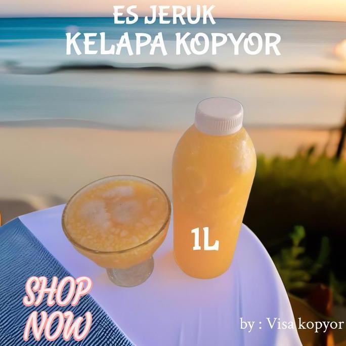 Fruxi- Es Jeruk Kelapa Kopyor