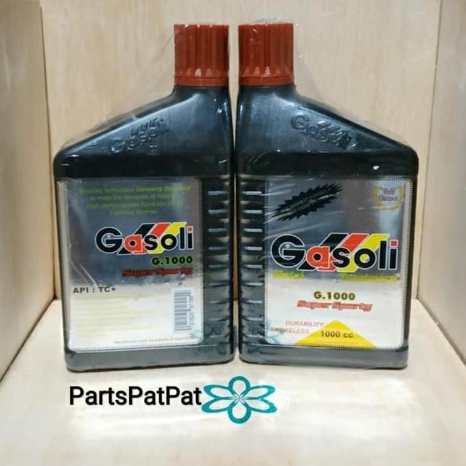 Hiww- Oli Oil Samping Gasoli 2T G1000 1Lt Gasoli G1000 2Tak Gasoli G.1000 2T