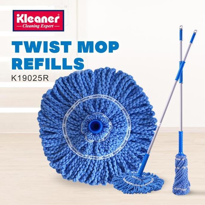 Lansungkirim- [Cod] Kleaner Twist Mop Refill / Alat Pel Twist Refill Microfiber
