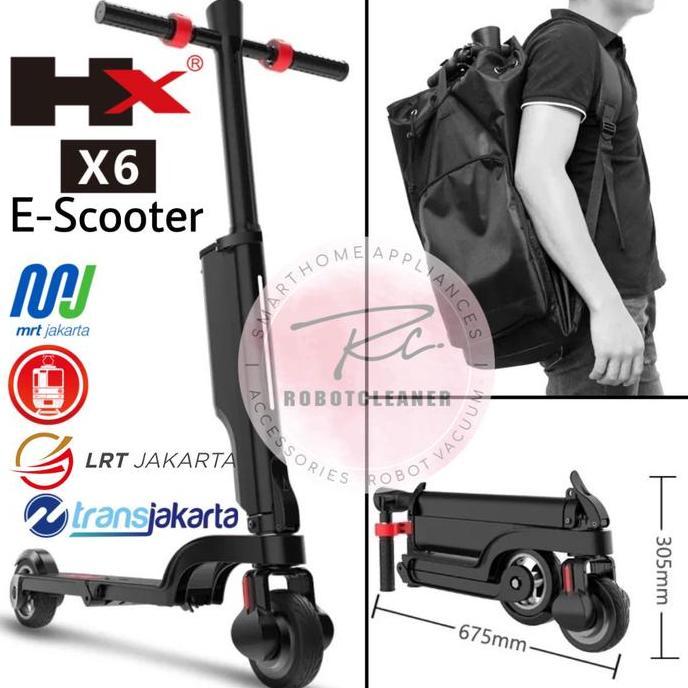 Terlaris Electric X6 Scooter Backpack Ringkas Hx Komuter Skuter