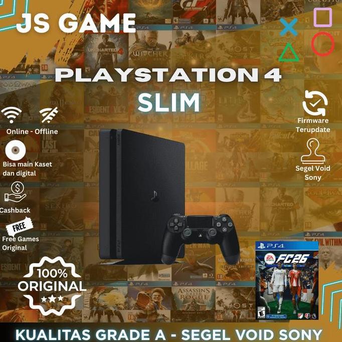 Terlaris Sony Ps4 Slim 1 Tb Original Sony Playstation 4 Slim
