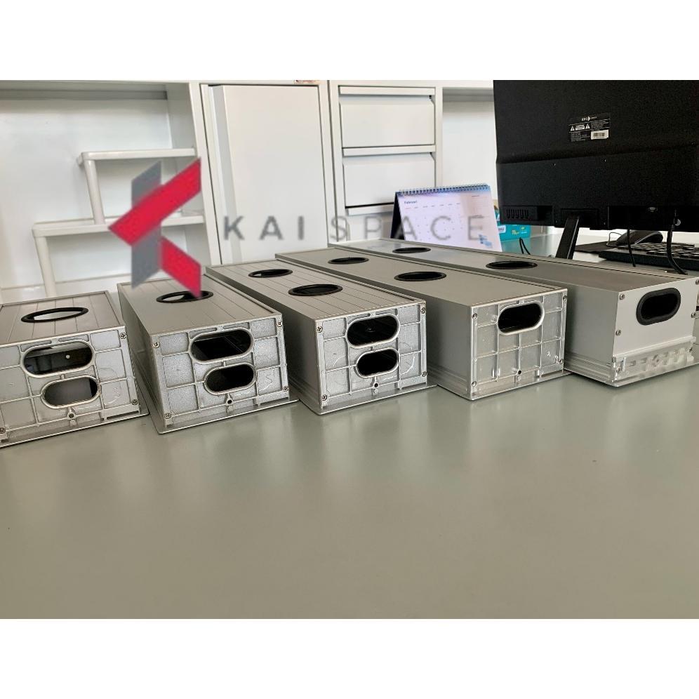 lstrk- Grommet alumunium Gromet box stop kontak Gromet tutup lubang kabel meja pelindung stop kontak