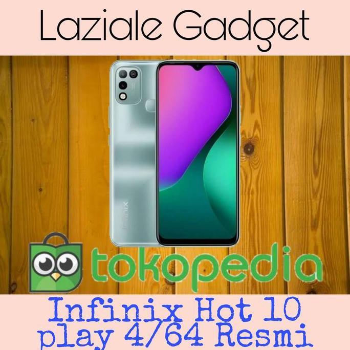 Terlaris Infinix Hot 10 Play Ram 4 Internal 64 Resmi