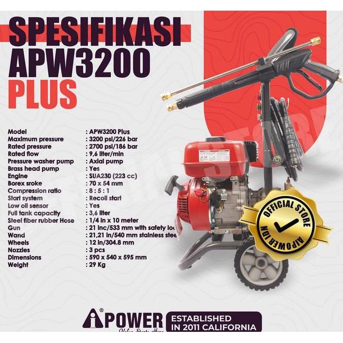 Sale Aipower Jet Cleaner Dan High Pressure Washer Apw3200 Plus