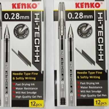 Zxyg- Kenko Pulpen Hi- Tech 0,28 / Kenko Pulpen Murah / Satu Pak Isi 12 Pcs