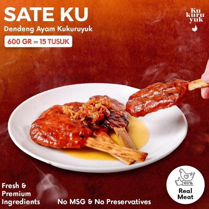 Dendeng Kukuruyuk - Sateku Kukuruyuk | Sate Dendeng Ayam Singapore 15 TUSUK | Sate Dendeng Ayam Sing