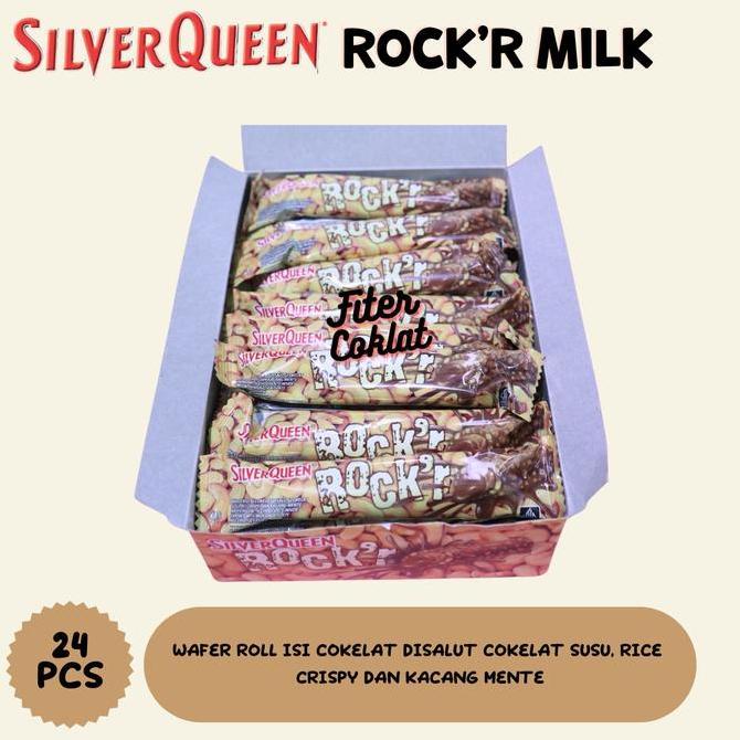 SILVERQUEEN ROCK'R COKLAT MILK & COKLAT DARK, CHOCOLATE