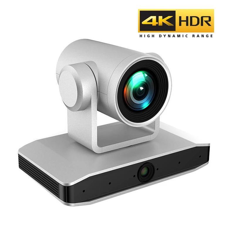 4K 12x Optical Zoom Auto Lecturer Speaker Tracking Voice Locating PTZ Camera with speaker and microp