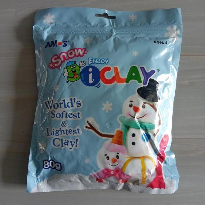 Expert- amos i clay iclay mainan anak snow putih asli korea 80gr 80 gram