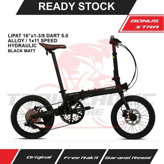 Terlaris Sepeda Lipat Pacific Dart 5.0 16"