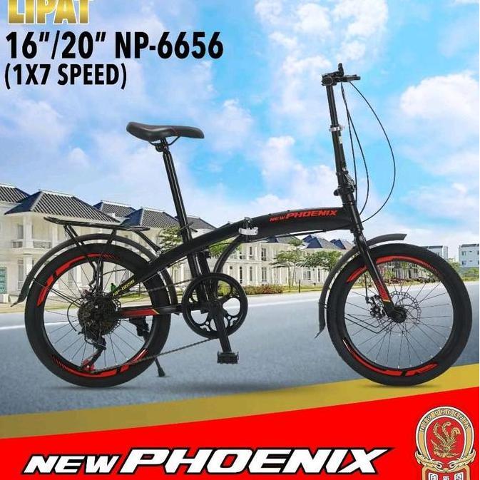 Terlaris Sepeda Lipat New Phoenix 20 Inch