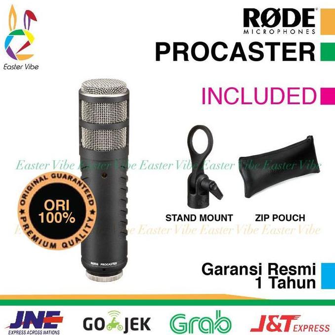 RODE PROCASTER BROADCAST QUALITY DYNAMIC MICROPHONE - GARANSI RESMI