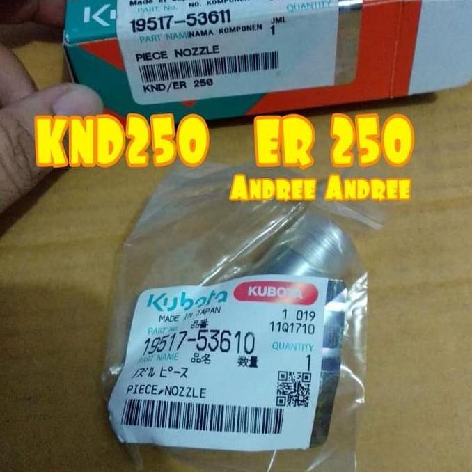 KND250 ER250 Nozzle Jarum Minyak Nojel Kubota KND ER 250 Original