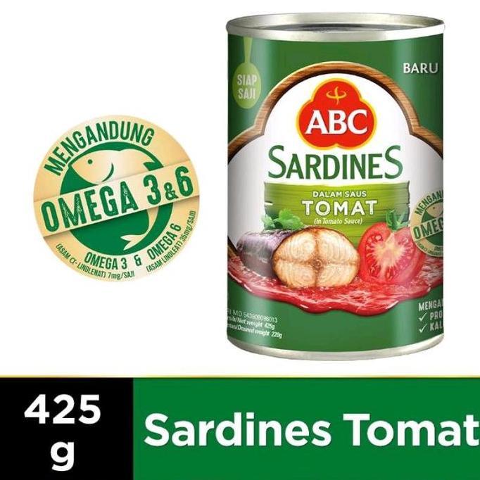 Sarden Cabai Abc 425g Dus /Sarden Abc Cabai 425g Dus isi 24 Pcs/Sarden ABC Cabai   425g isi 24 Pcs D