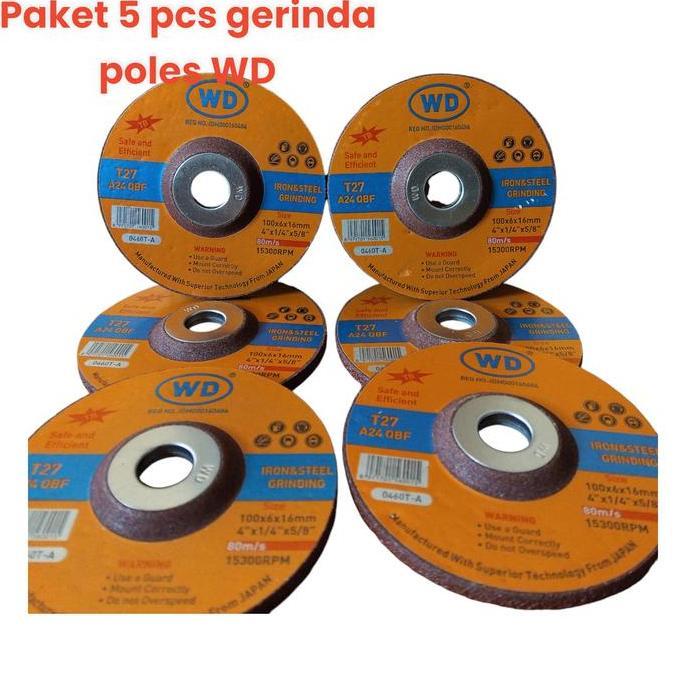 GERINDA POLES WD 4 INCH PAKET 5 PCS