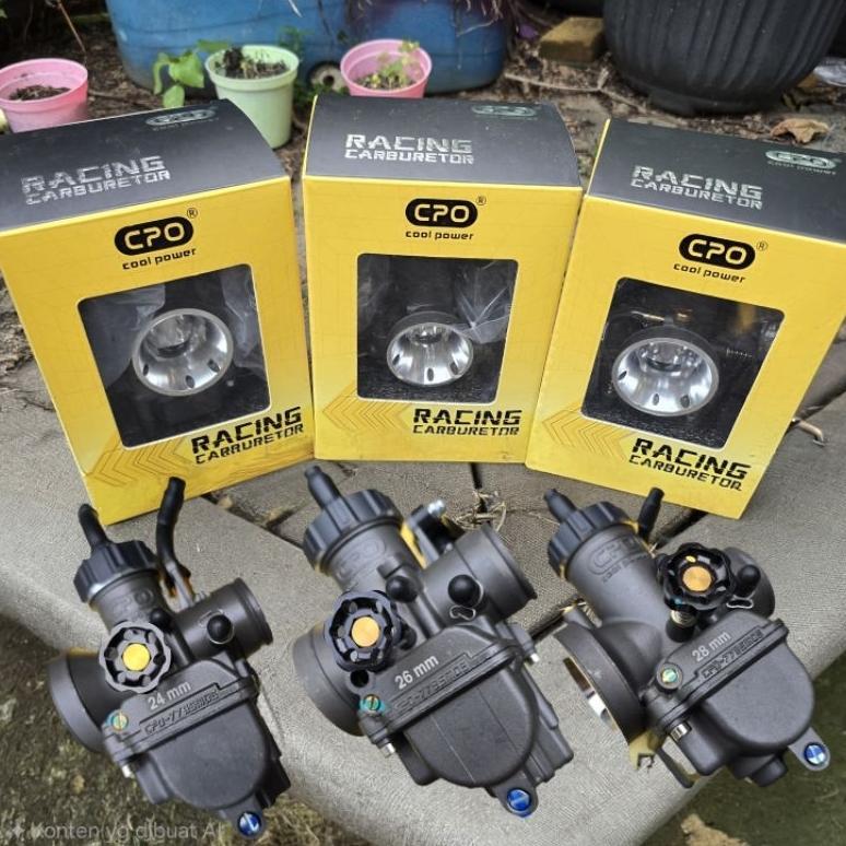 karbu cpo pe gen 2 Karburator pe 24 26 28 cpo racing pj mj jarum karet intake