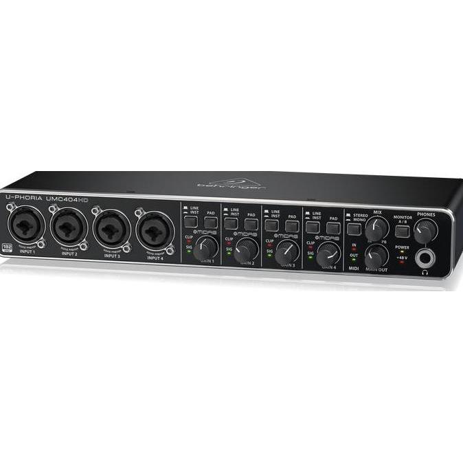 BEHRINGER UMC404HD Soundcard 4 Channel Input Output 24-Bit / 192 kHz