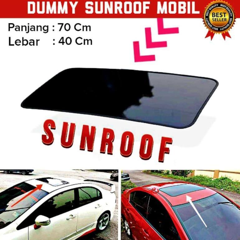 SUNROOF MOBIL VARIASI UKURAN 70 X 40 CM / SUNROOF TEMPEL UNTUK SEMUA JENIS MOBIL /  UNIVERSAL