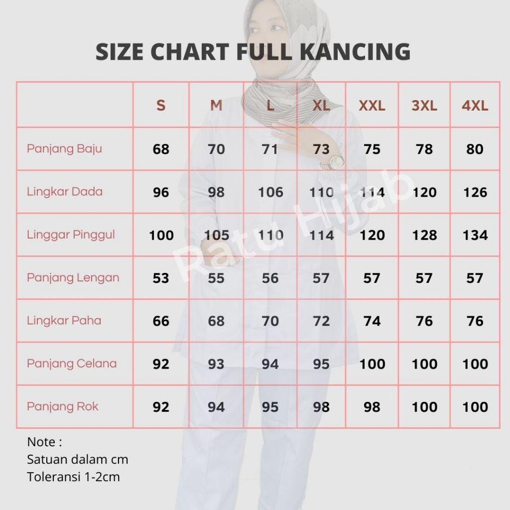 Baju Jaga Ok Oka Putih Perawat Wanita Nakes Pria Dokter One Set