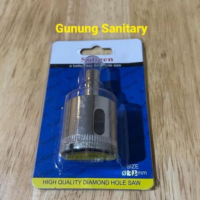 mata bor kaca mata bor keramik granit SOLIGEN 32 mm HEMAT