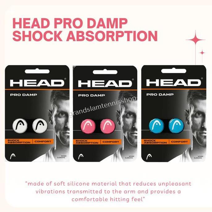 Head Pro Damp Shock Absorption / Peredam Senar Raket Tenis