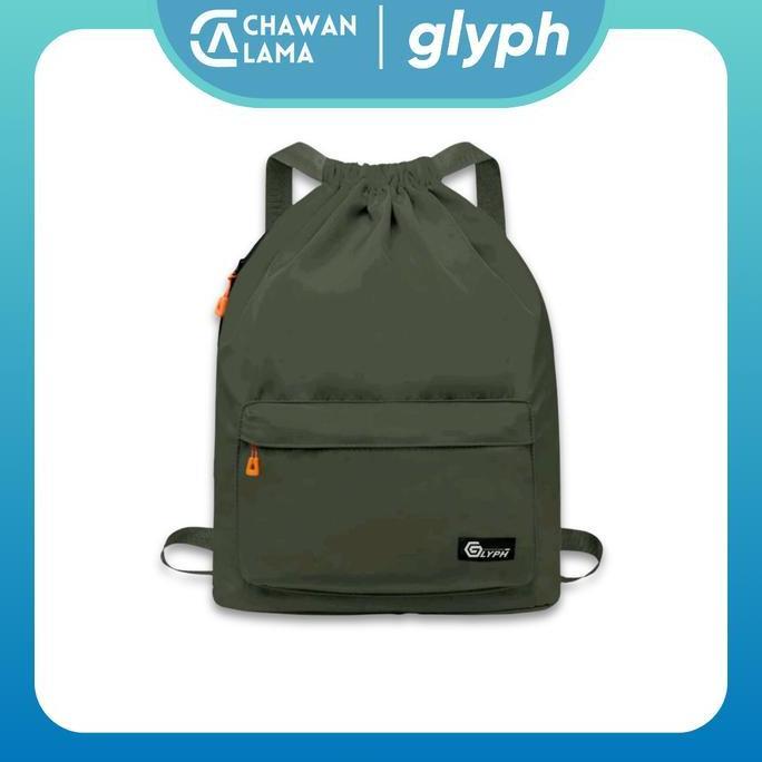 Tas Ransel Pria Wanita Tas Serut Bag Sporty