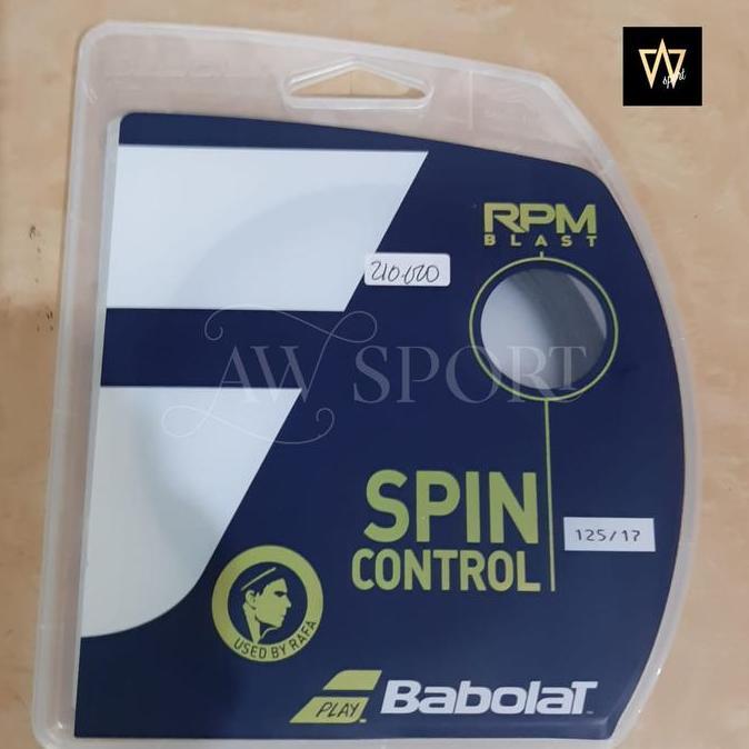 Senar Tenis Babolat RPM Blast Spin Control 125/17 / Senar Raket Tenis