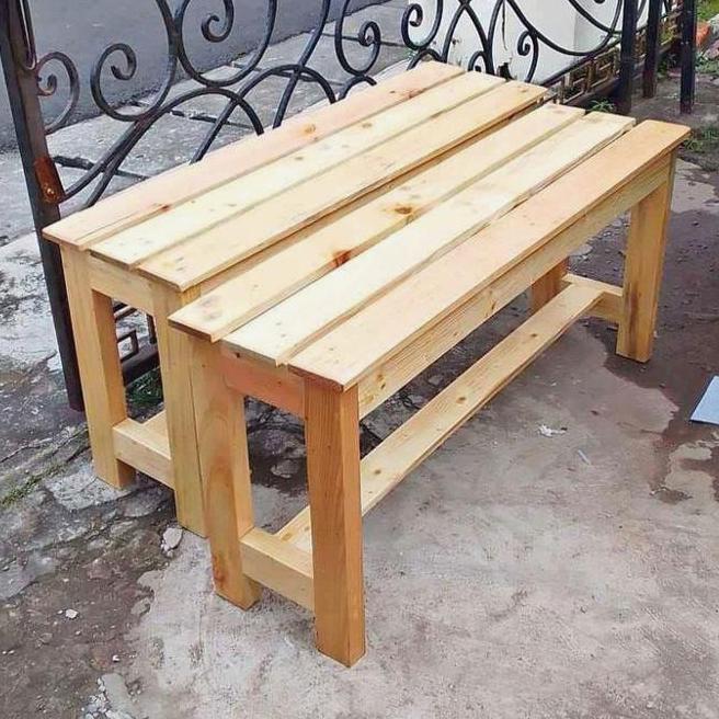 Bangku Panjang Bangku Jari Bangku Kayu Jati Belanda