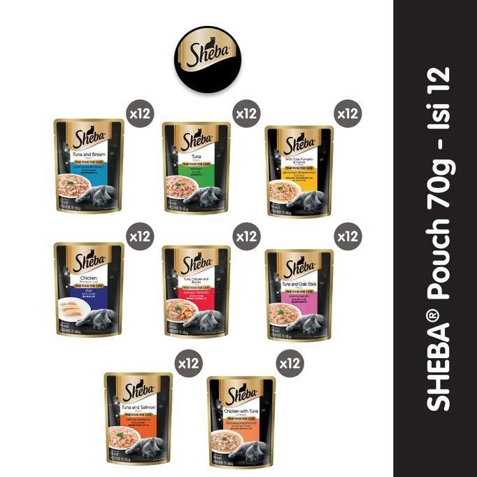 NEW - Sheba Pouch isi 12 -  Sheba Pouch Wet Food