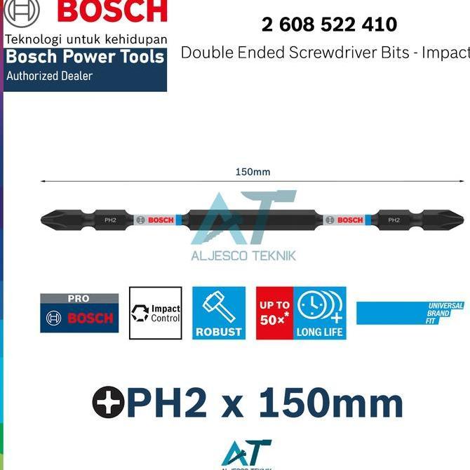 Yourpw- Bosch Mata Obeng Ph2 X 150Mm Impact