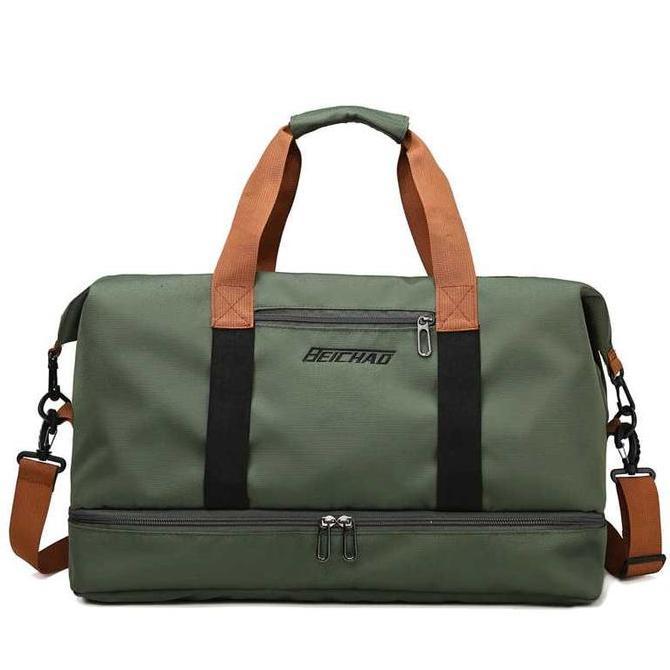 Tas Duffel Jinjing Wanita Fitness Gym Travel Bag