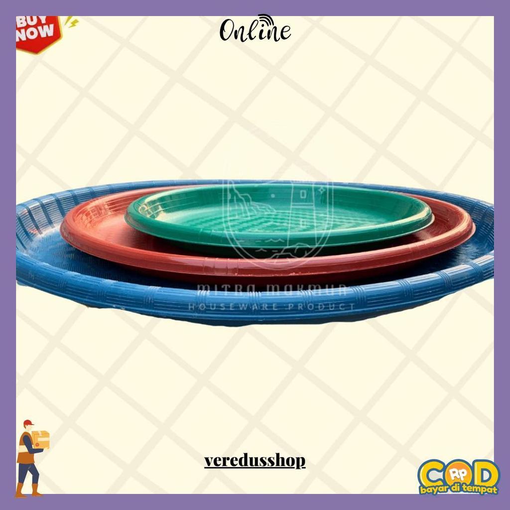 Tampah Bulat Plastik Wadah Nasi Kebuli Wadah Tumpeng Hajatan Original Produk
