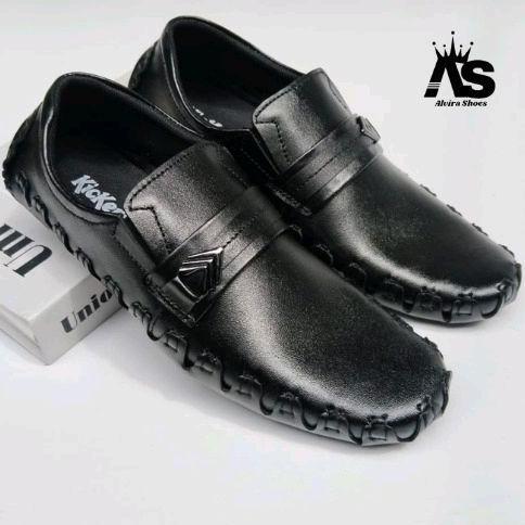 TERMURAH - Promo Sepatu casual Pria Kulit sapi, Sepatu Slipon Kulit sapi, Sepatu Formal Sol tanam fl