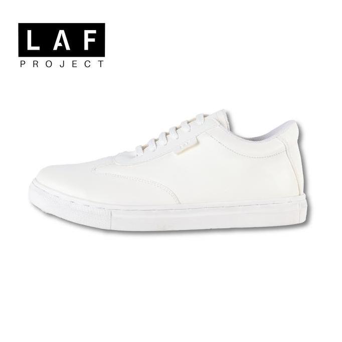 PROMO - LAF Project - Sepatu Pria Sneakers Casual Kerja Putih - Akasa