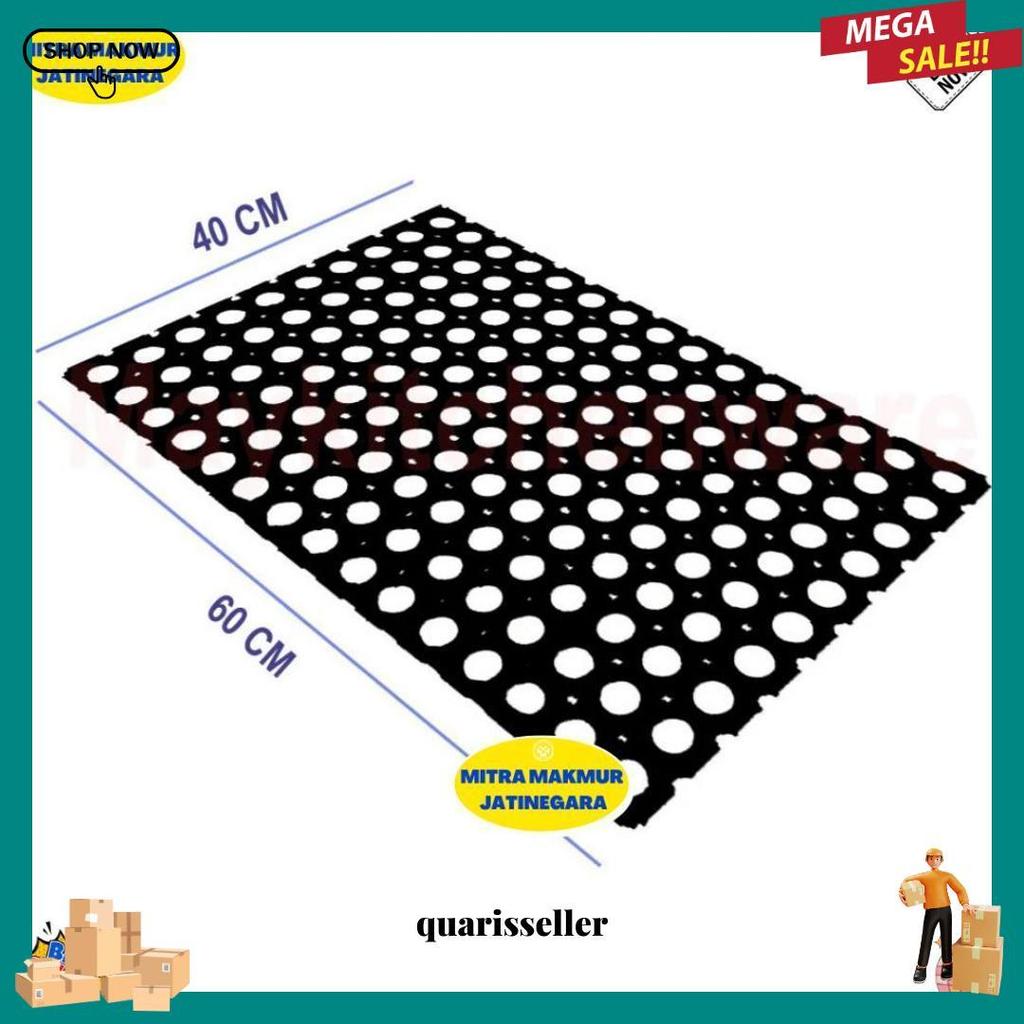 Keset Karet Lubang Anti Slip Keset Kaki Kamar Mandi Keset Lantai Serbaguna Terlaris