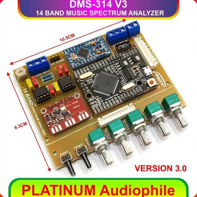 Expert- Spectrum Analyzer Modul DMS-314 V3 14 Band Music Analyzer